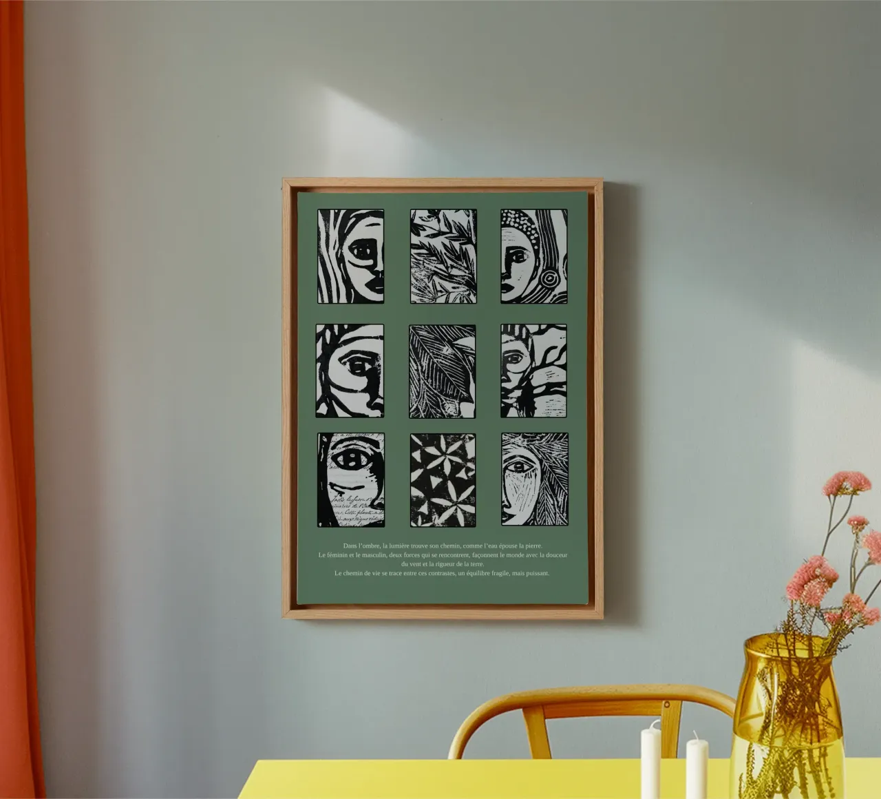 Light in the shadows canvas by apoplasticienne