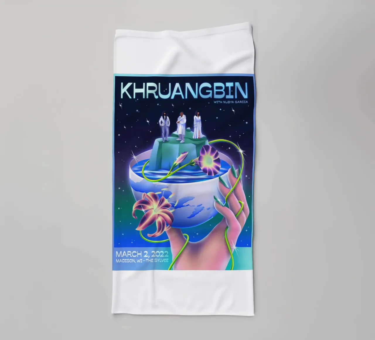 Music Without Borders towel by mamass