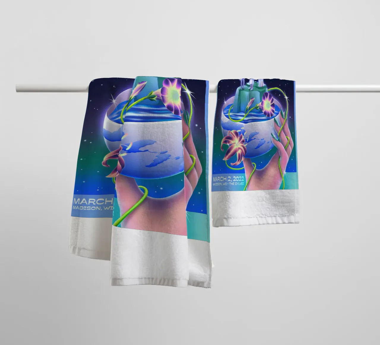 Music Without Borders towel by mamass