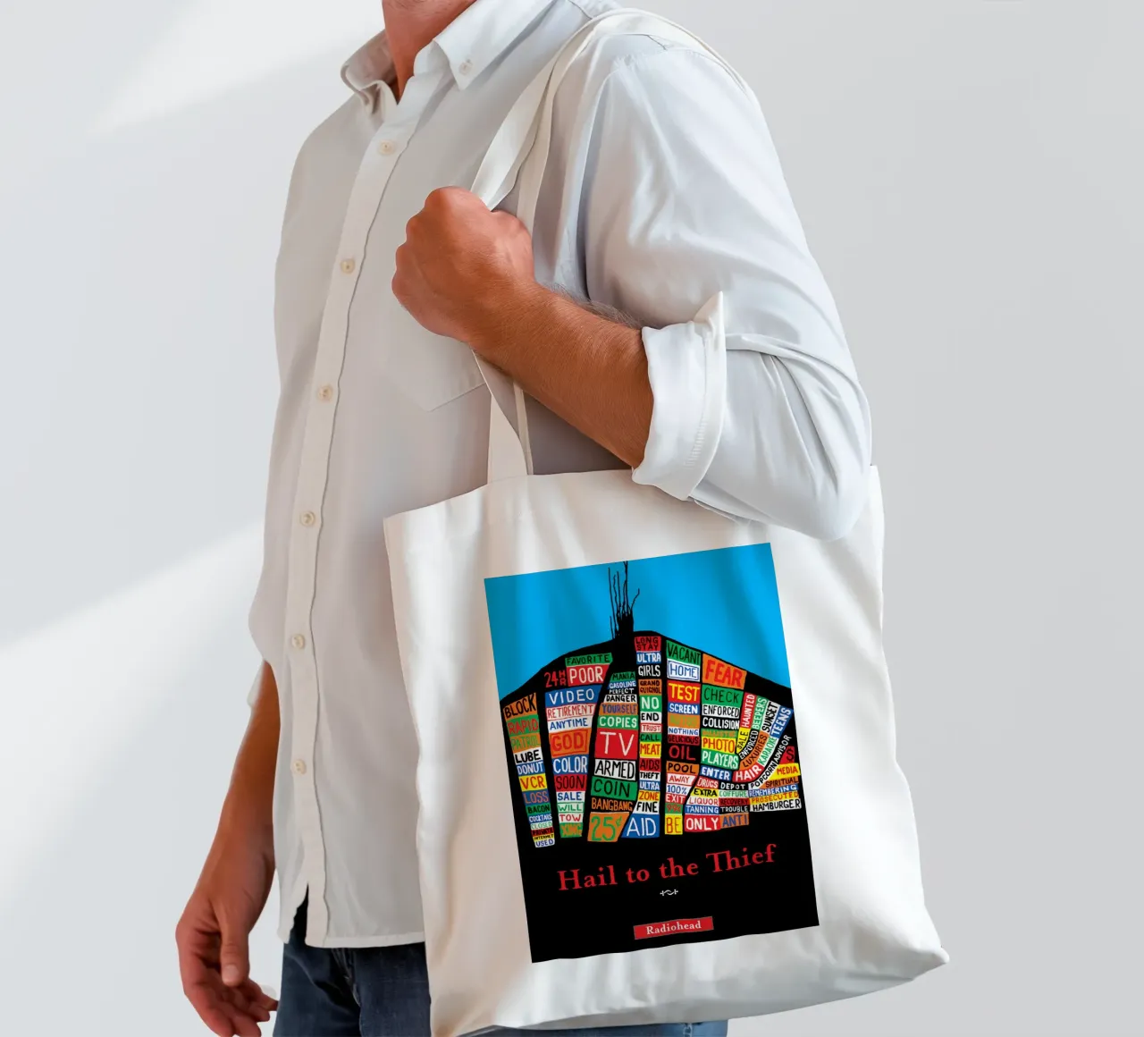 I Radiohead e il suono di una generazione borsa in juta da dumbbilget