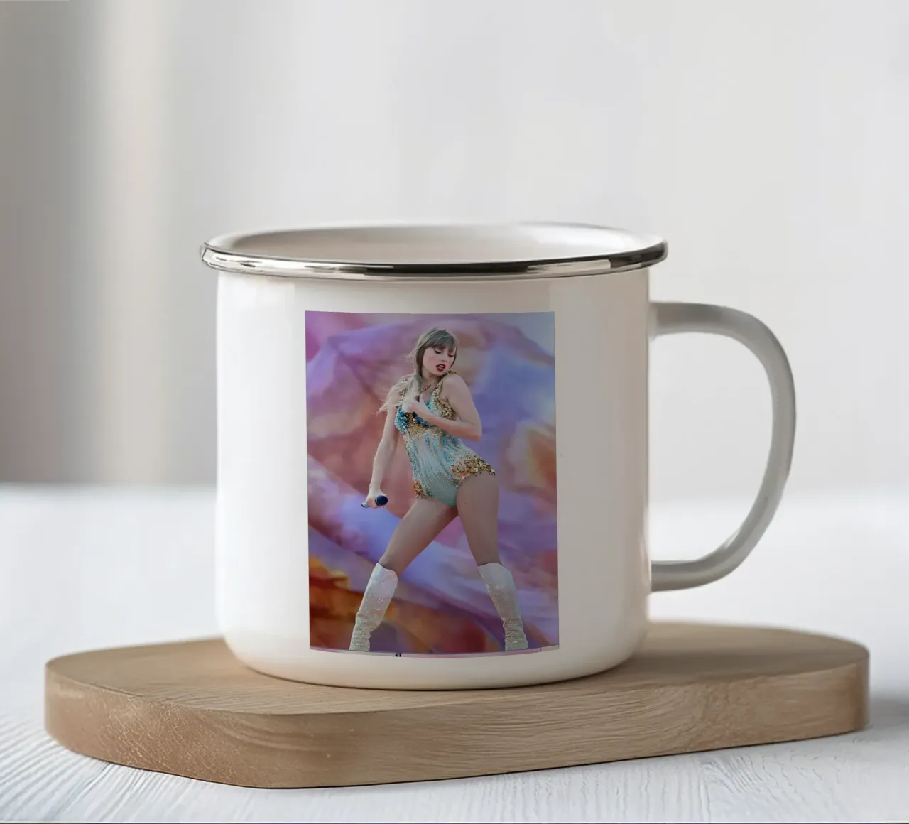 Poster dell'era d'oro di Taylor Swift tazza in smalto da dfgtfdt