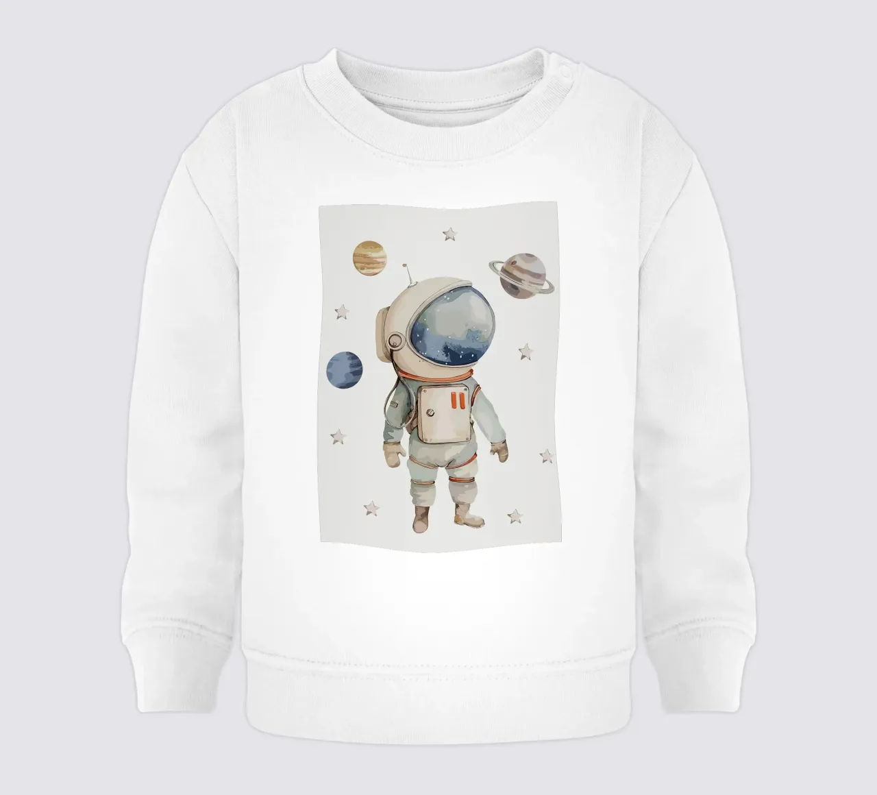 Astronauta nello spazio felpa neonato da apple crumble