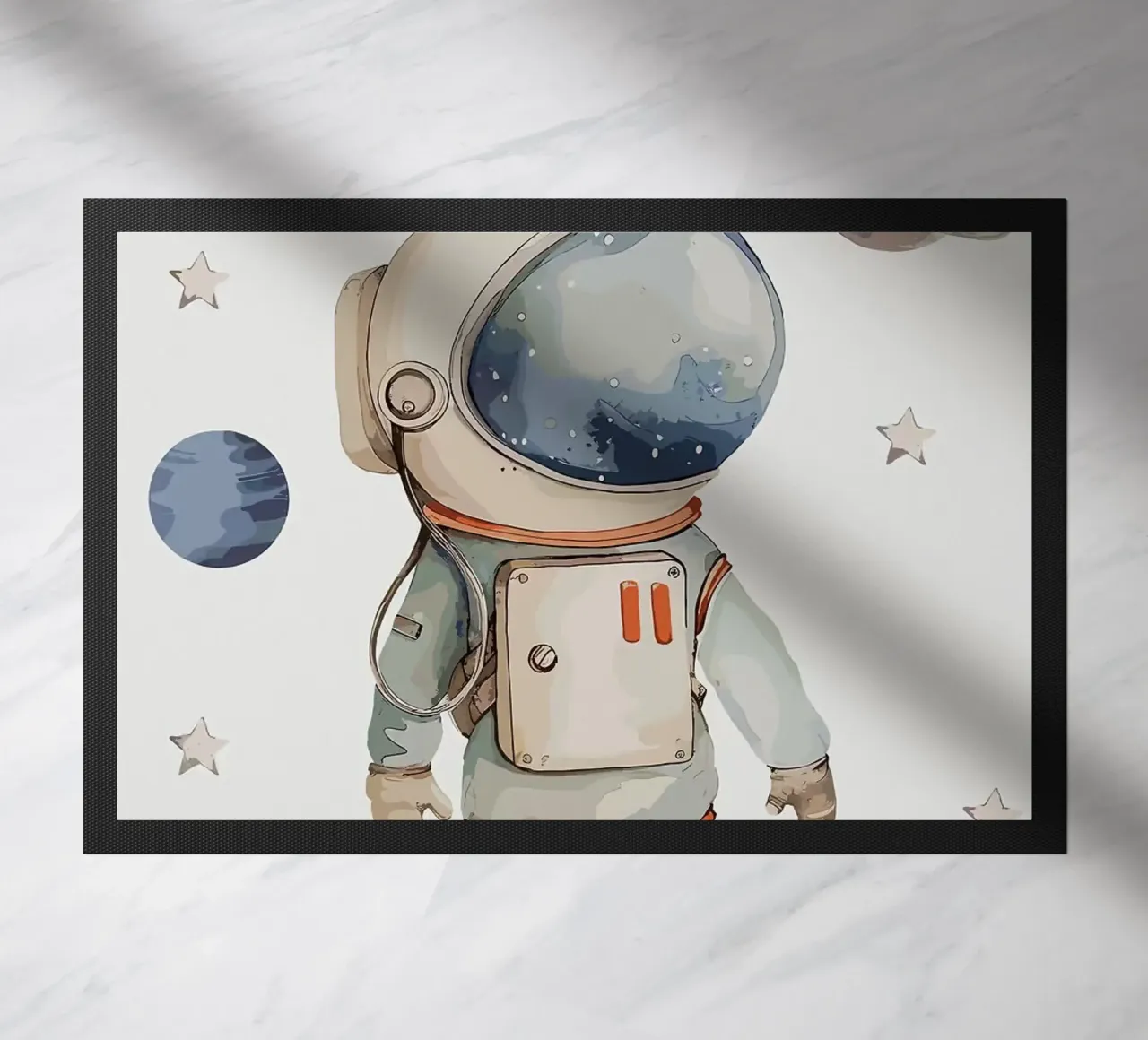Astronauta nello spazio zerbino da apple crumble