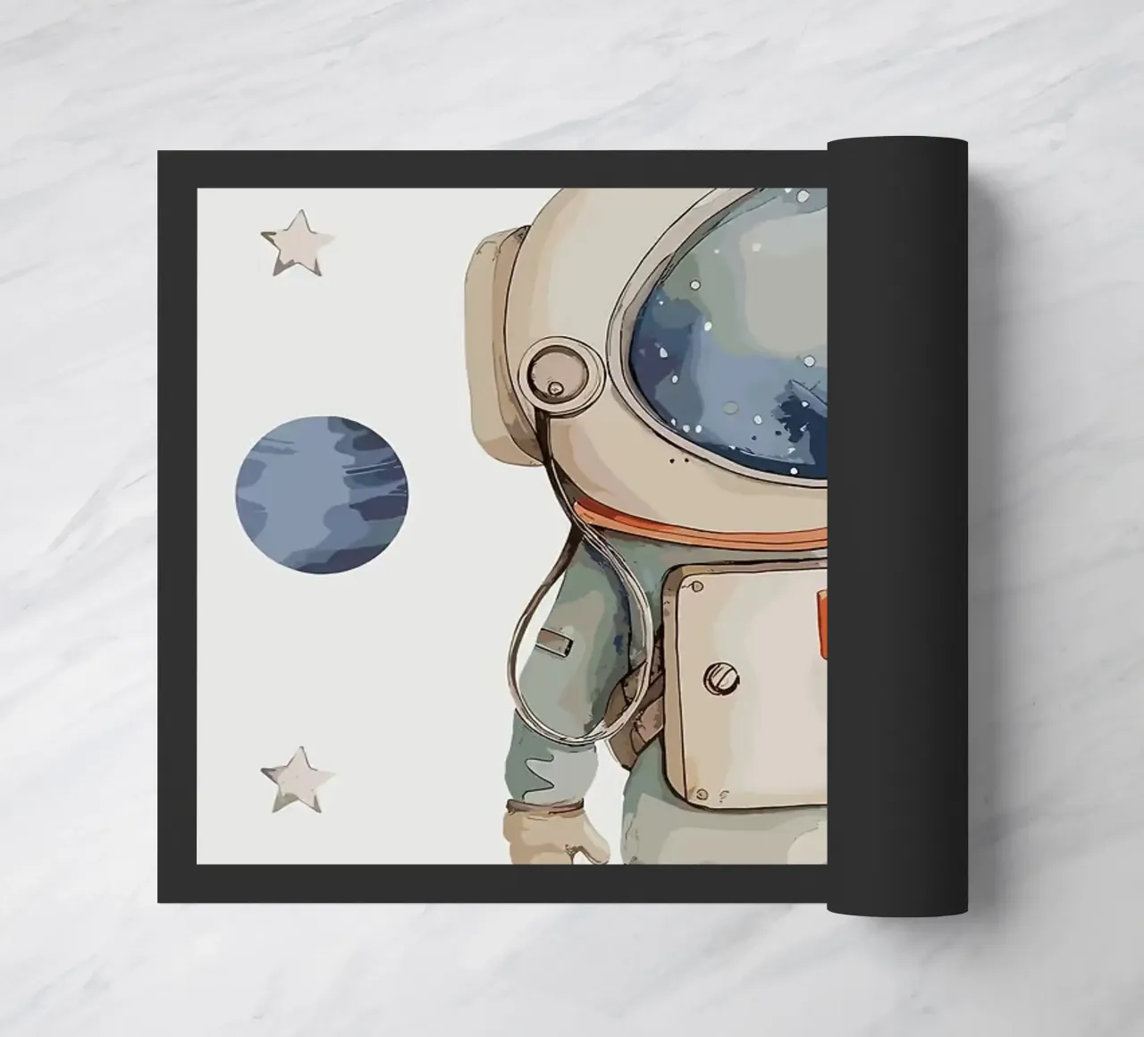 Astronauta nello spazio zerbino da apple crumble