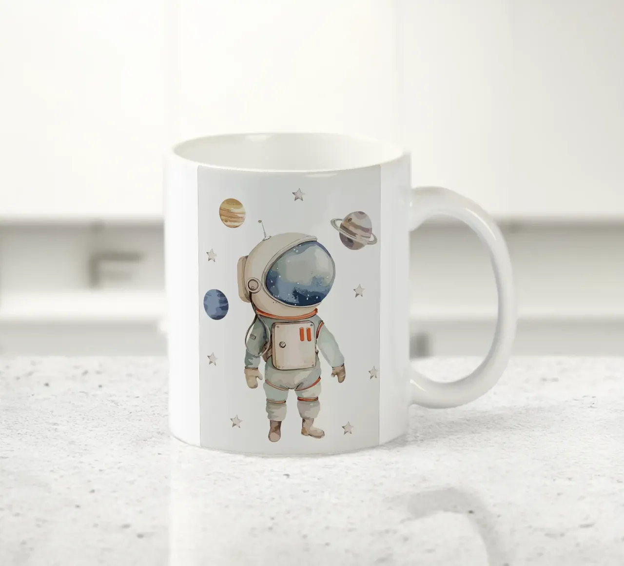 Astronauta nello spazio tazza in ceramica da apple crumble