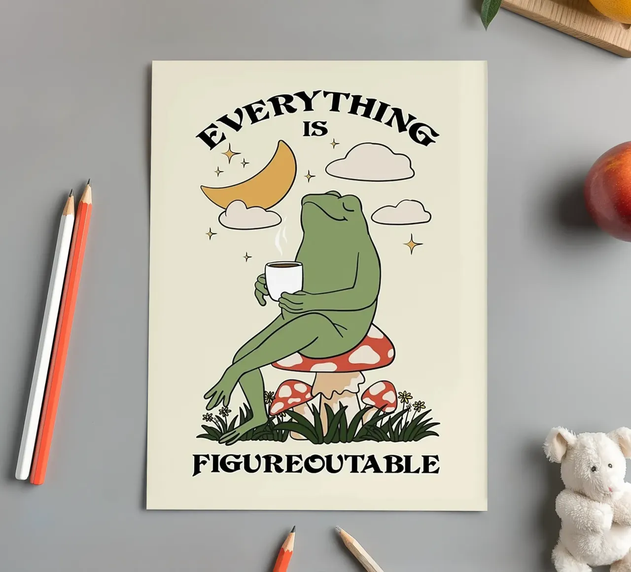 Everything is Figureoutable sticker sheet by Jasonheeran