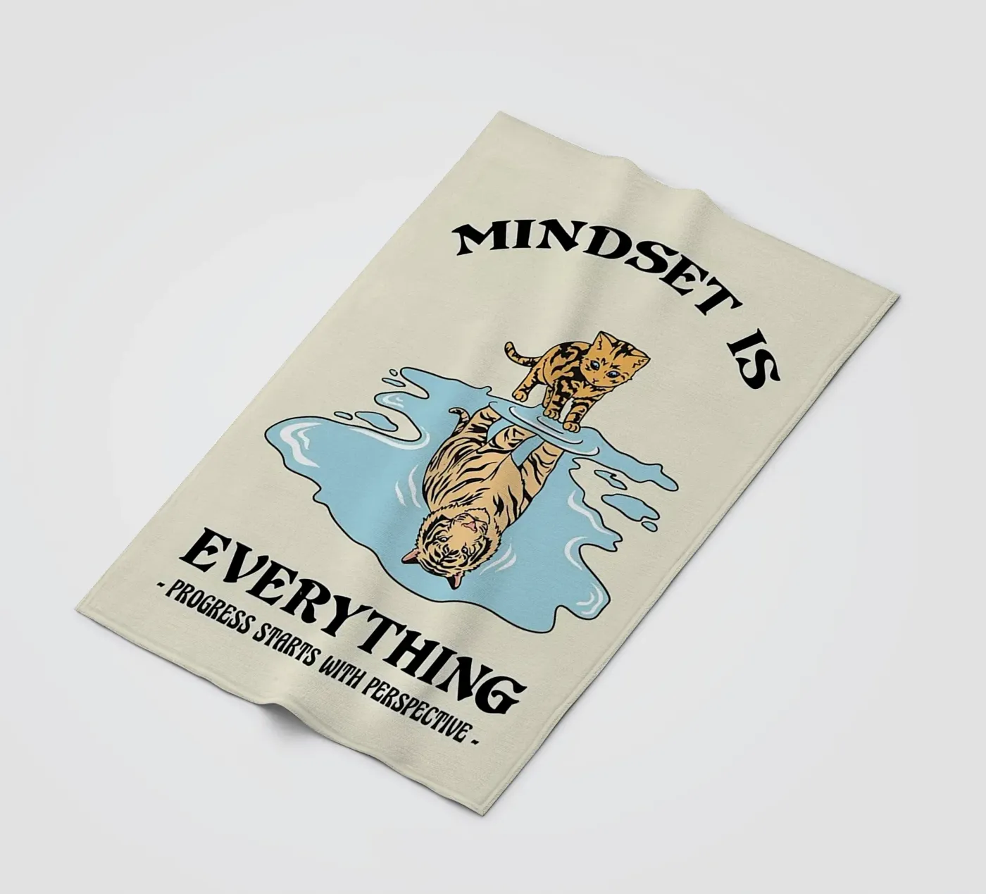 Mindset is alles fleecedeken van Jasonheeran