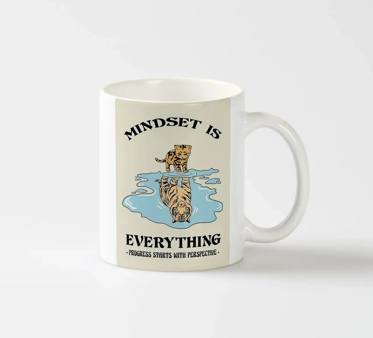 Mindset is Everything ceramic mug by Jasonheeran