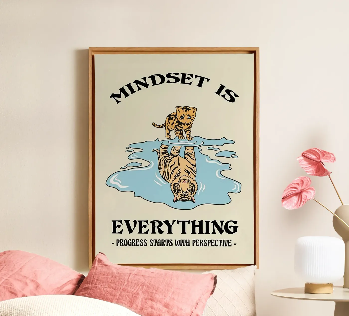 Mindset is Everything canvas van Jasonheeran