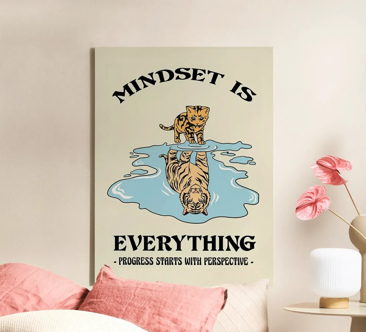 Mindset is Everything canvas van Jasonheeran