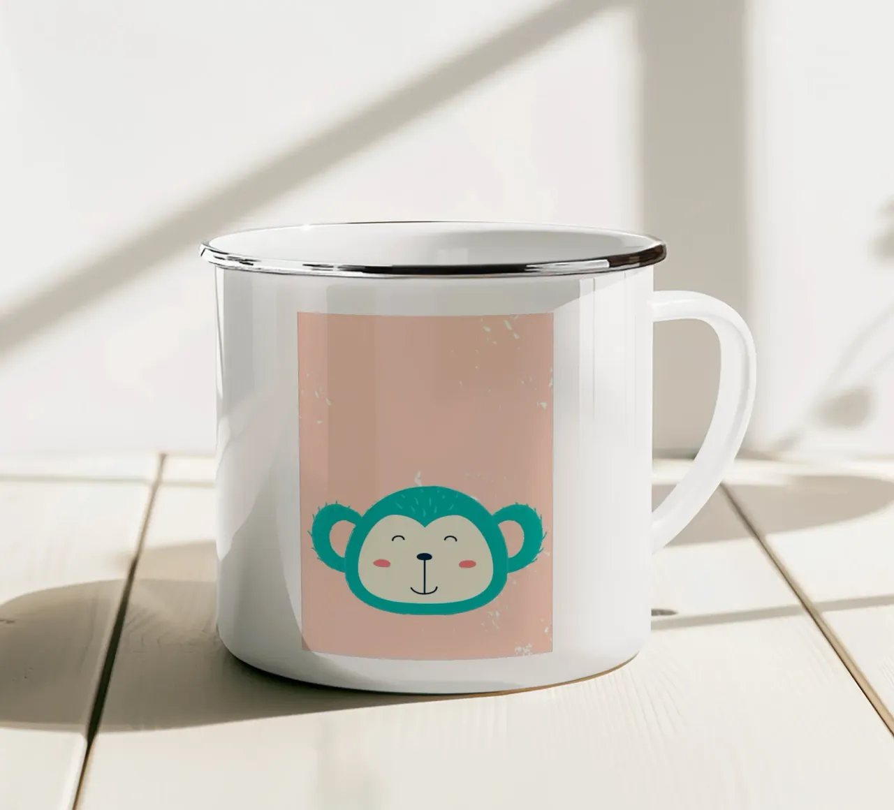 Camera dei bambini carina tazza in smalto da apple crumble
