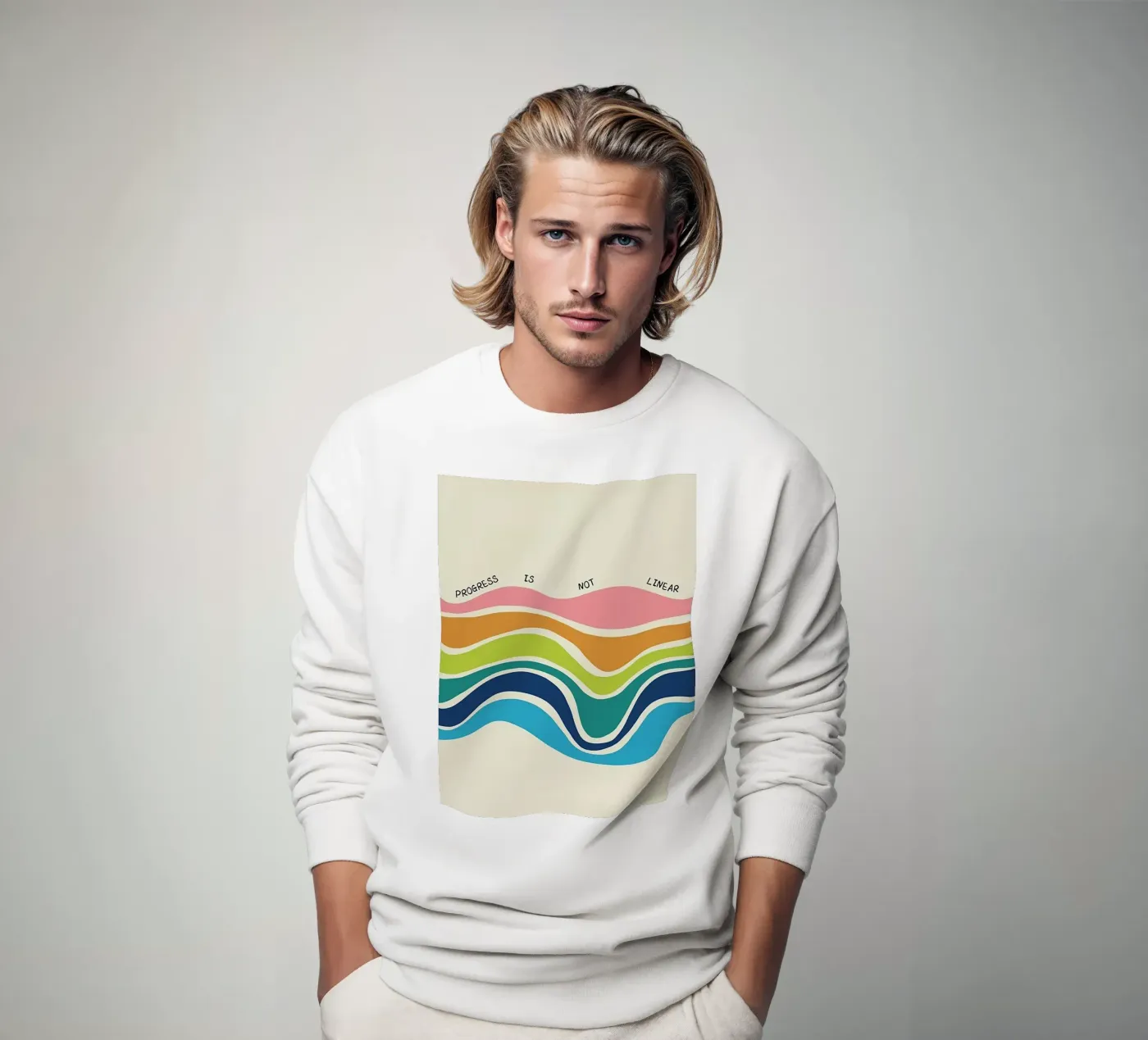 Progress Is Not Linear sweatshirt by Jasonheeran