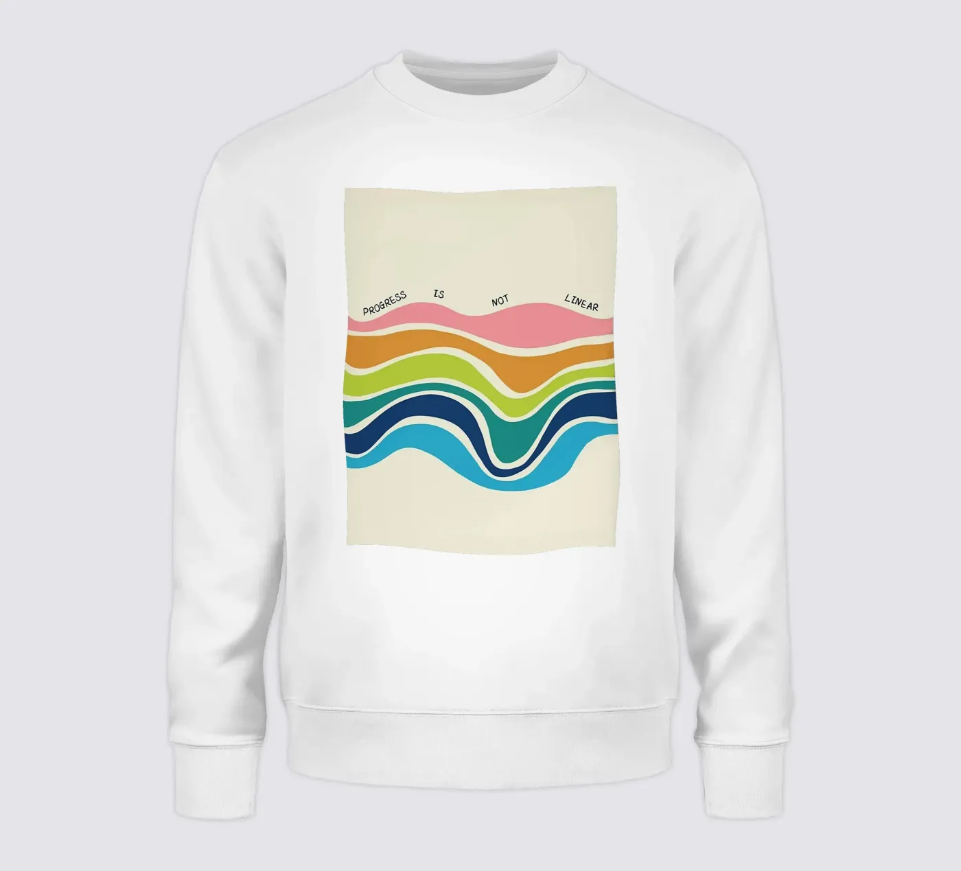 Progress Is Not Linear sweatshirt by Jasonheeran