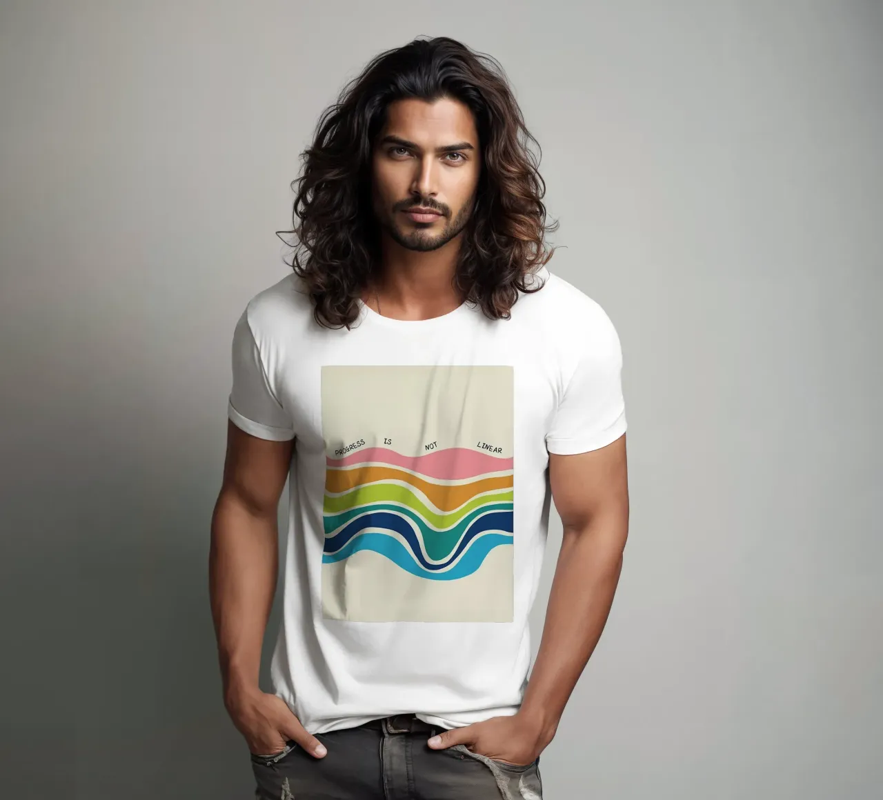 Il progresso non è lineare t-shirt da Jasonheeran