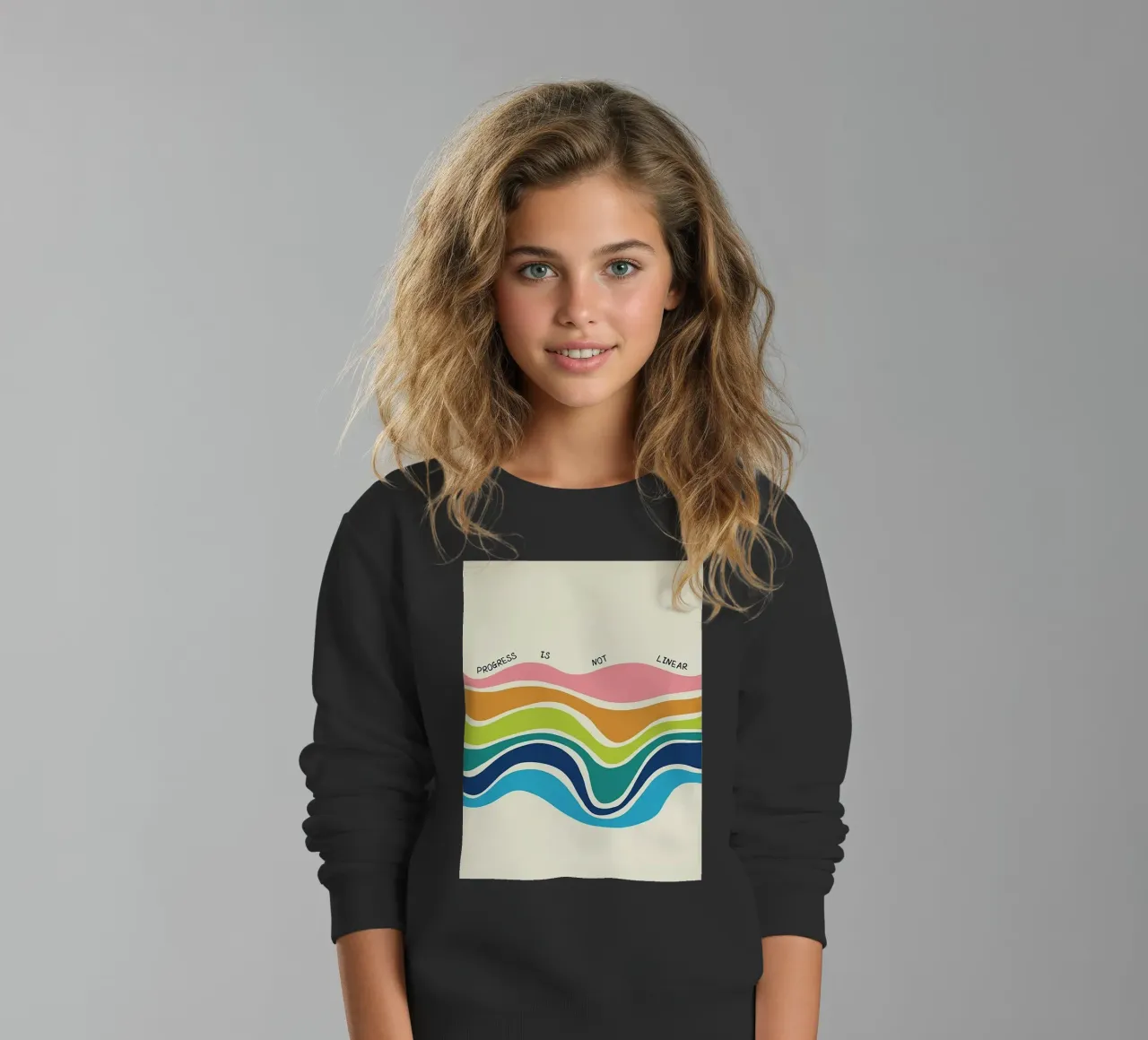 Il progresso non è lineare felpa bambino da Jasonheeran