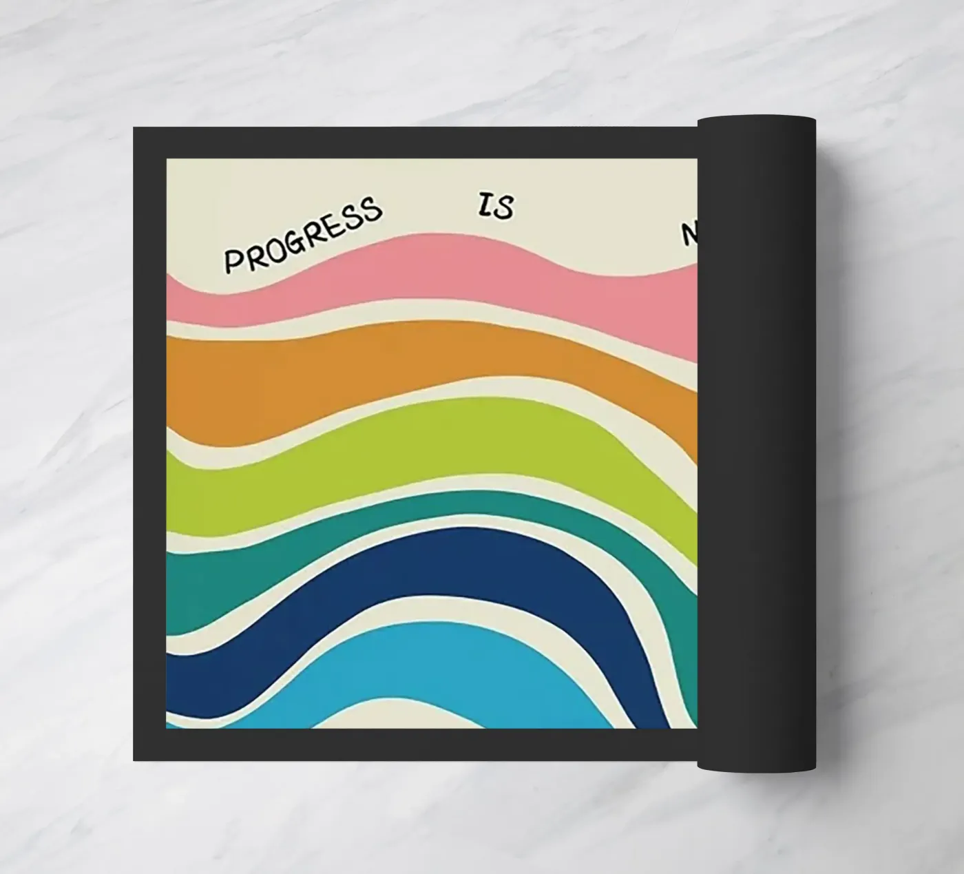 Fortschritt ist nicht linear Fußmatte von Jasonheeran