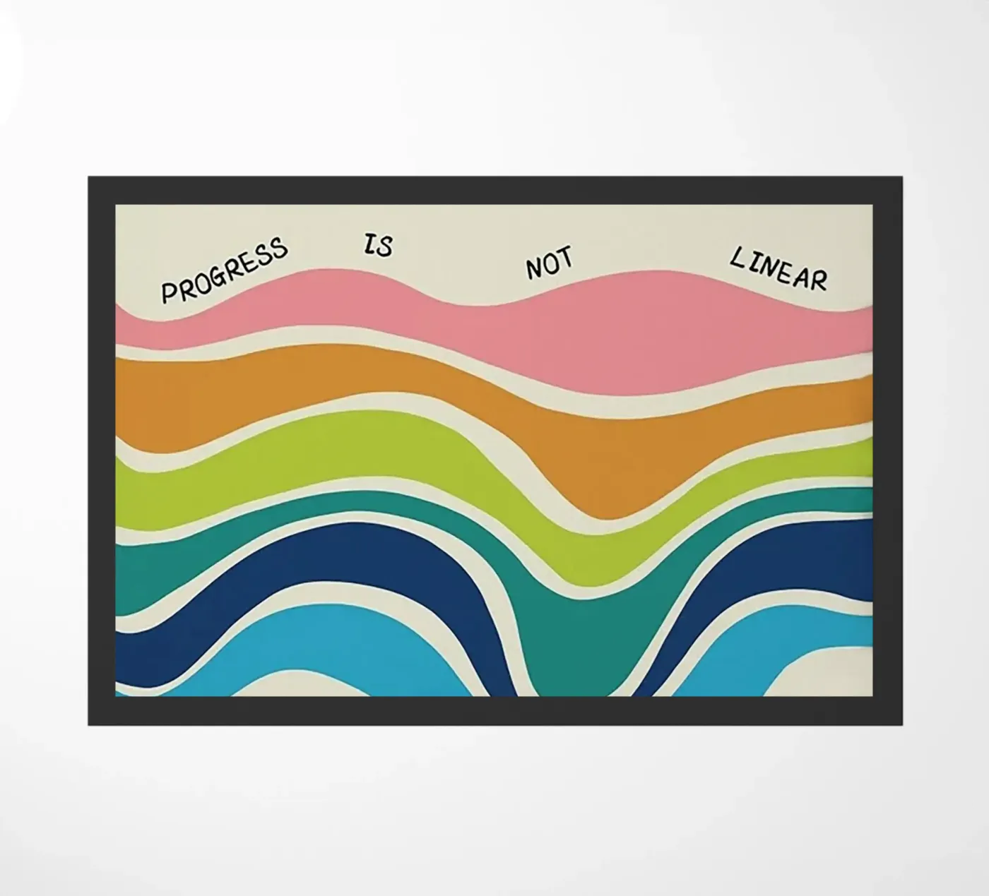 Fortschritt ist nicht linear Fußmatte von Jasonheeran