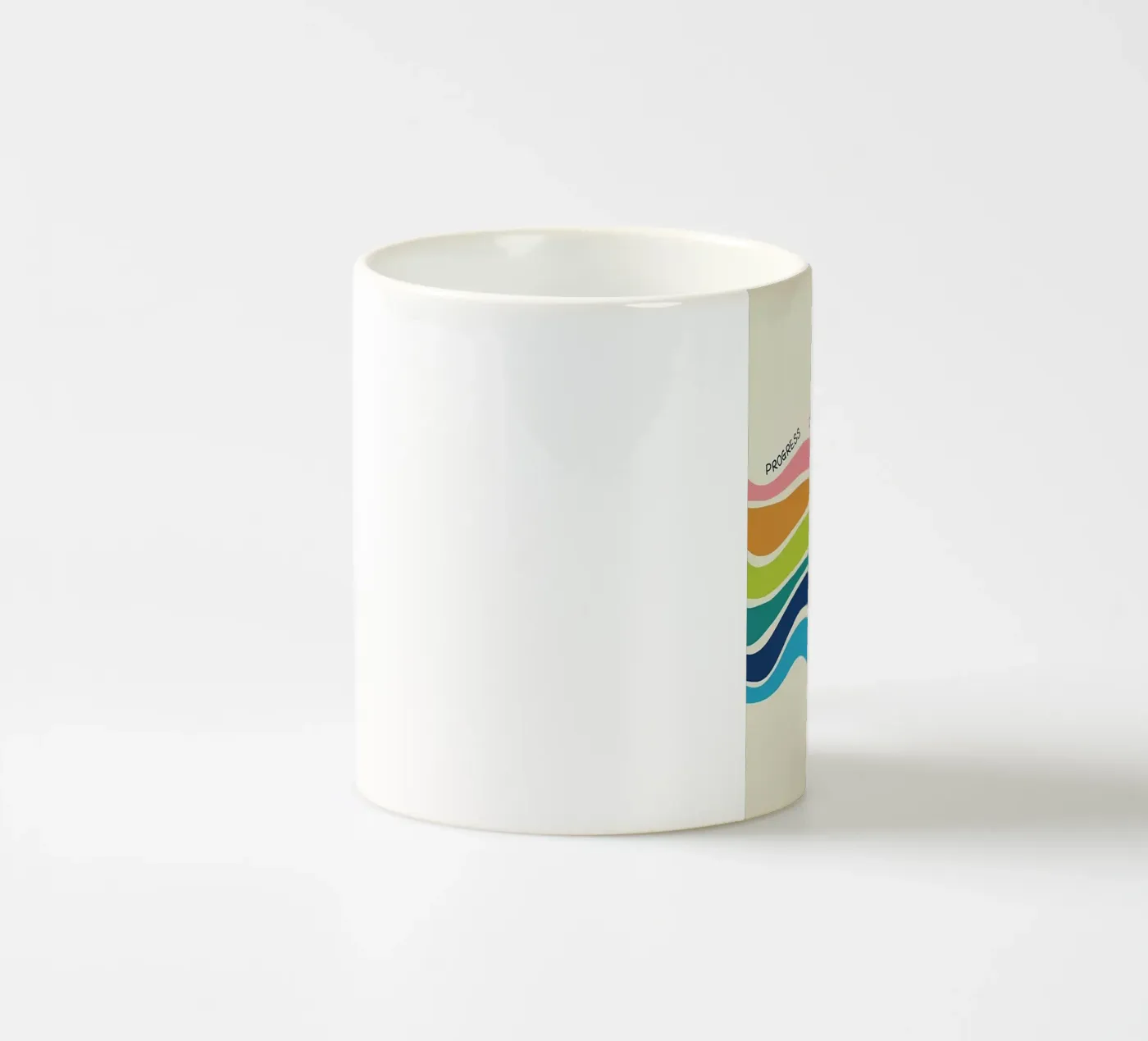 Progress Is Not Linear tazza in ceramica da Jasonheeran