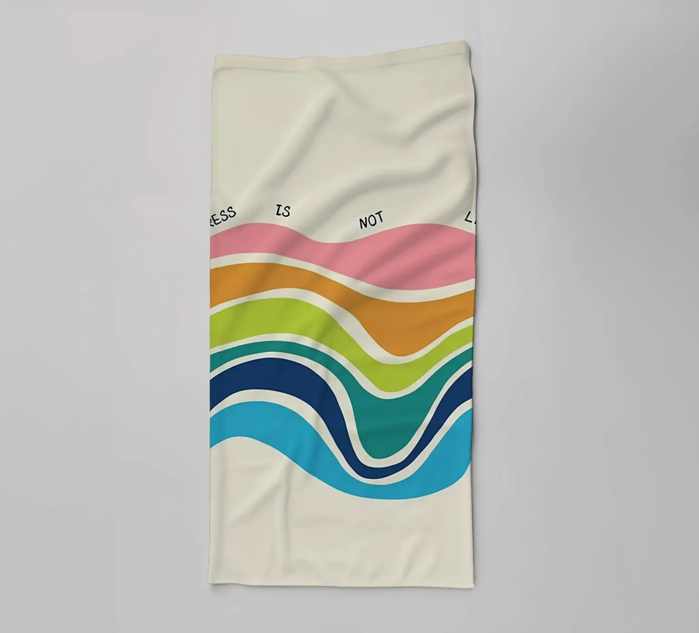 Progress Is Not Linear Handtuch von Jasonheeran