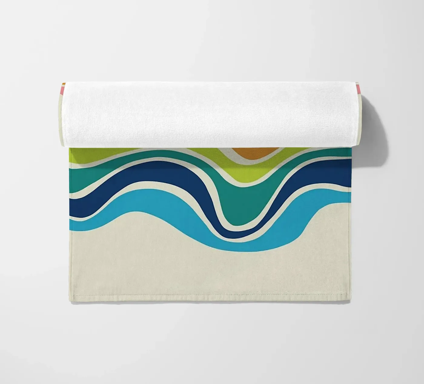 Progress Is Not Linear beach towel by Jasonheeran
