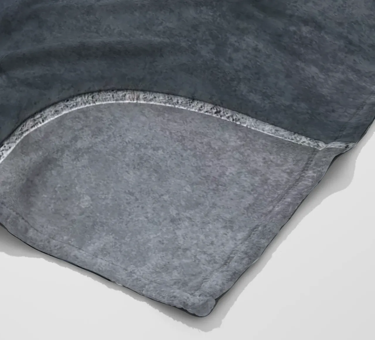 Blue Grey Layered Shapes Abstract Art coperta in pile da Andrea Haase Modern Home