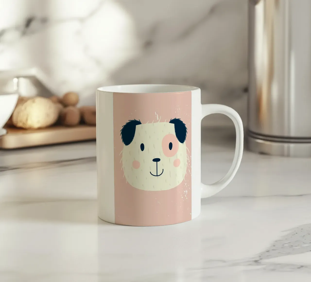 Camera dei bambini carina tazza in ceramica da apple crumble