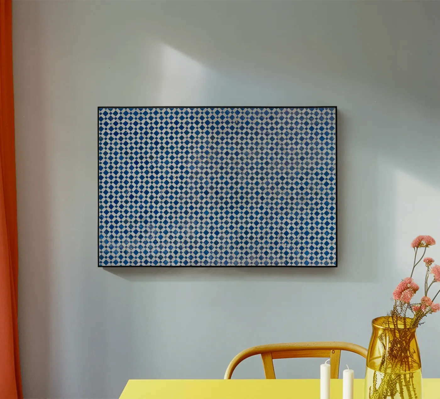 Blue tiles acryl van photolovers