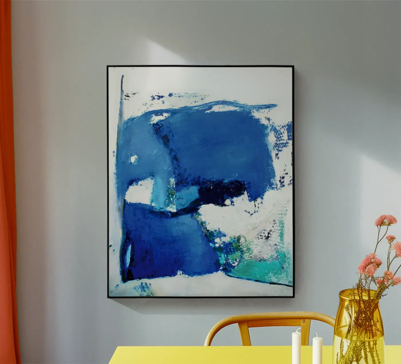 Feeling Blue I acrylic glass by Anita Gewald
