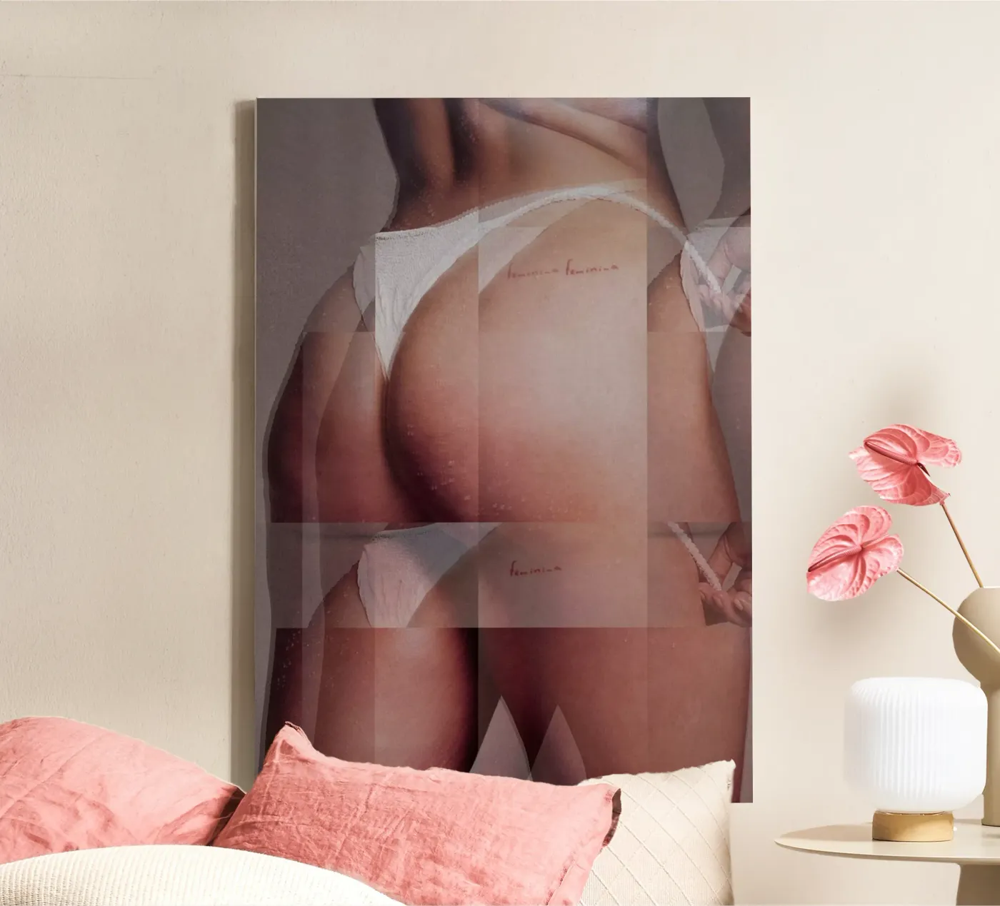 vrouw canvas van dekonstruktiv