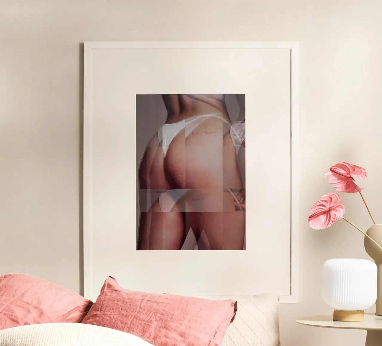 femminile poster con telaio in plastica da dekonstruktiv