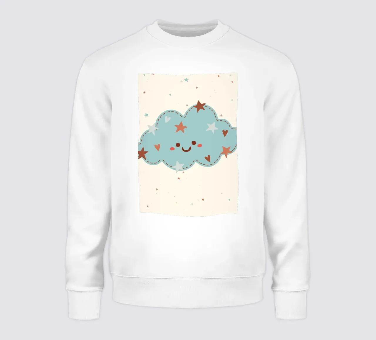 Poster per bambini carini Cloud felpa da kakaka