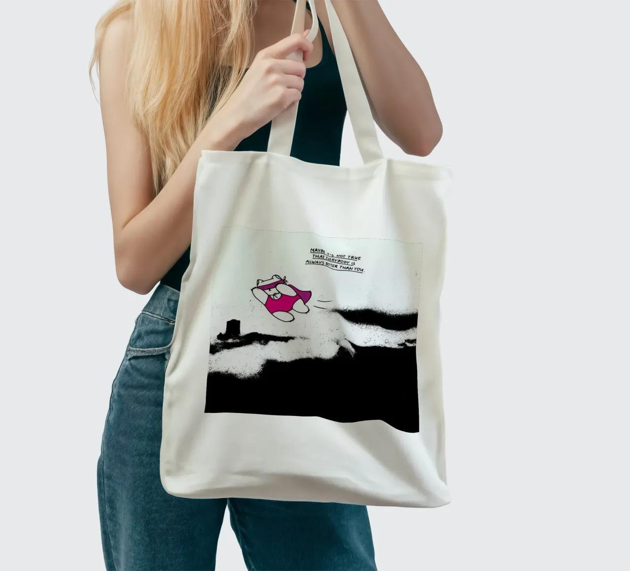 Always Better borsa in juta da Herzette