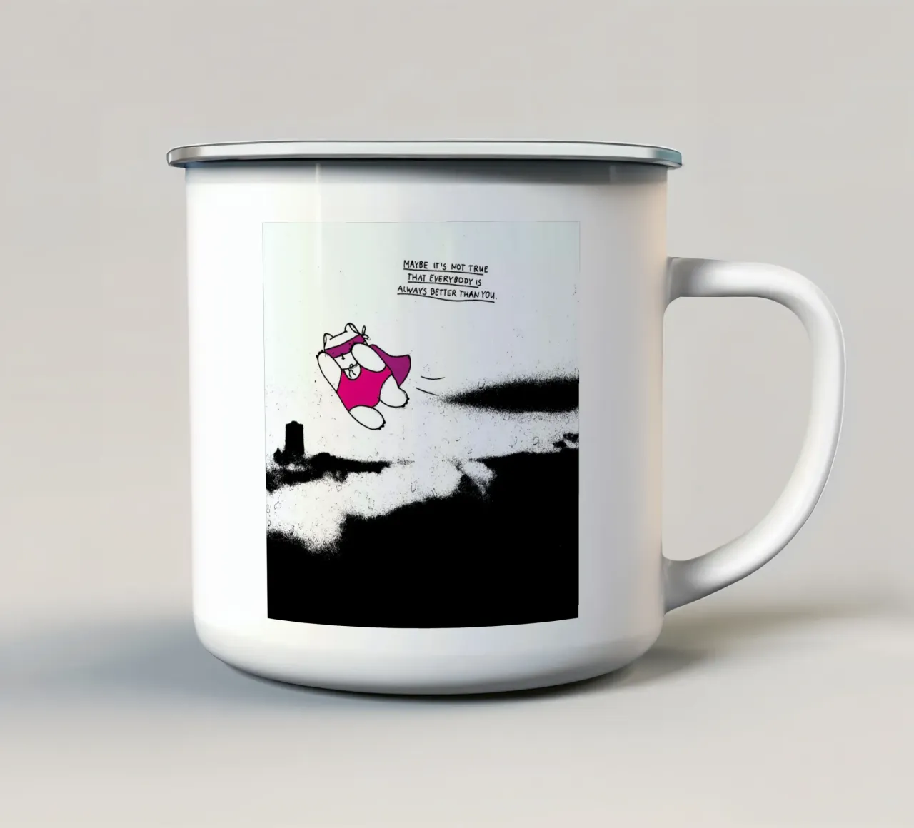 Always Better tazza in smalto da Herzette