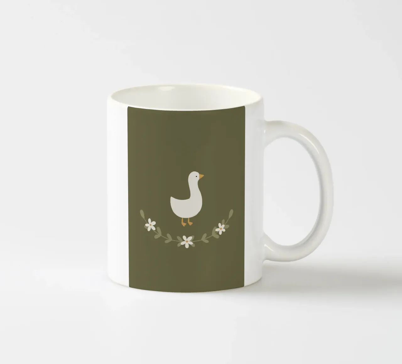 Un'oca carina tazza in ceramica da kakaka
