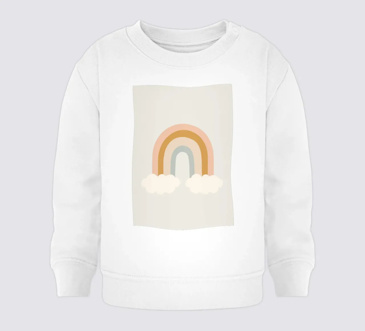 Carino l'arcobaleno felpa neonato da kakaka