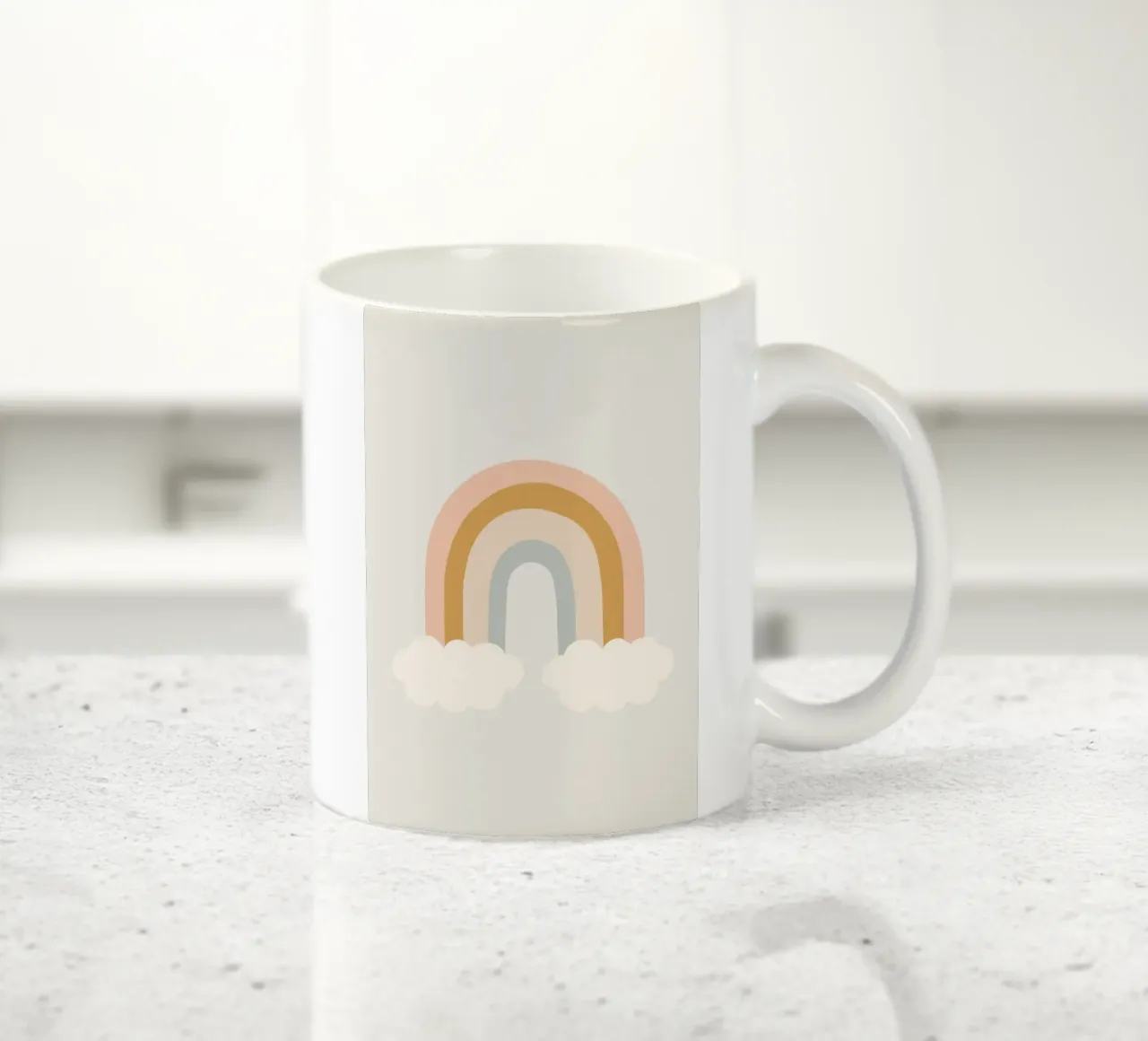Carino l'arcobaleno tazza in ceramica da kakaka
