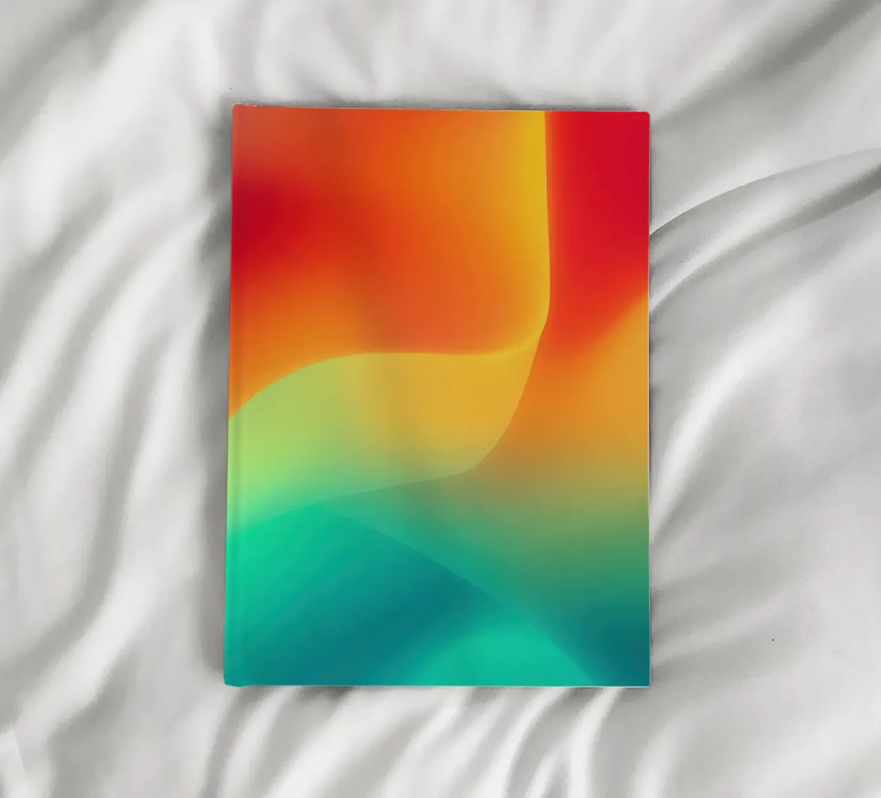 Liquid Light | Abstract Digital Colour Waves notebook by Autofocus