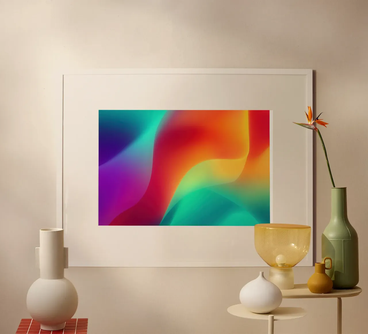 Luce liquida | Onde astratte di colore digitale carta hahnemühle da Autofocus