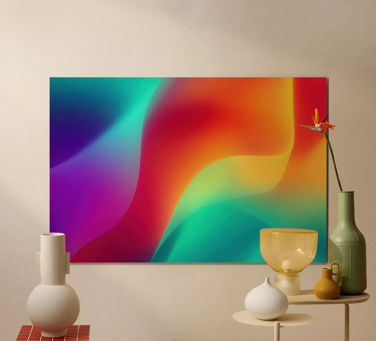 Luce liquida | Onde astratte di colore digitale carta hahnemühle da Autofocus