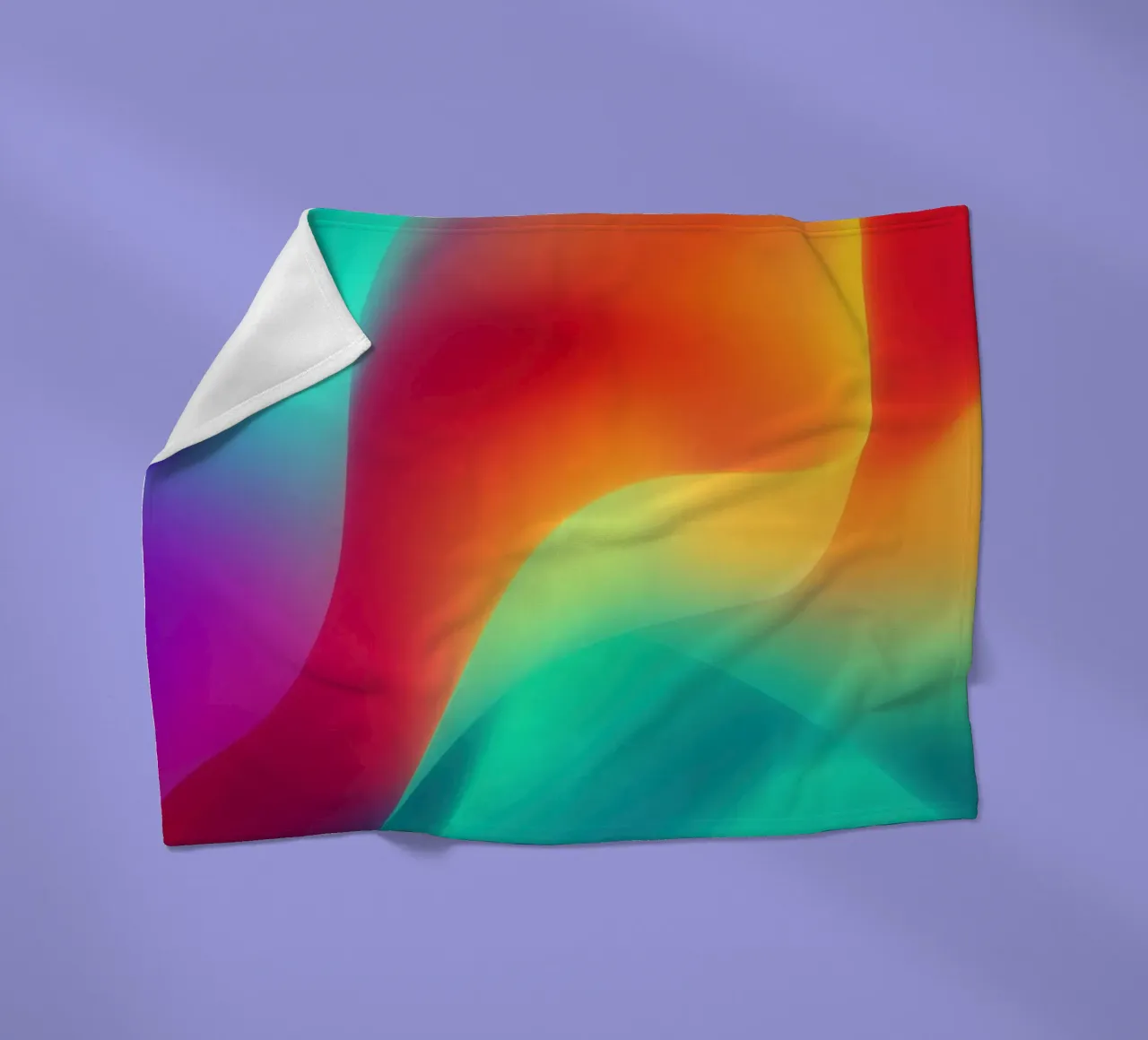 Luce liquida | Onde astratte di colore digitale coperta in pile da Autofocus