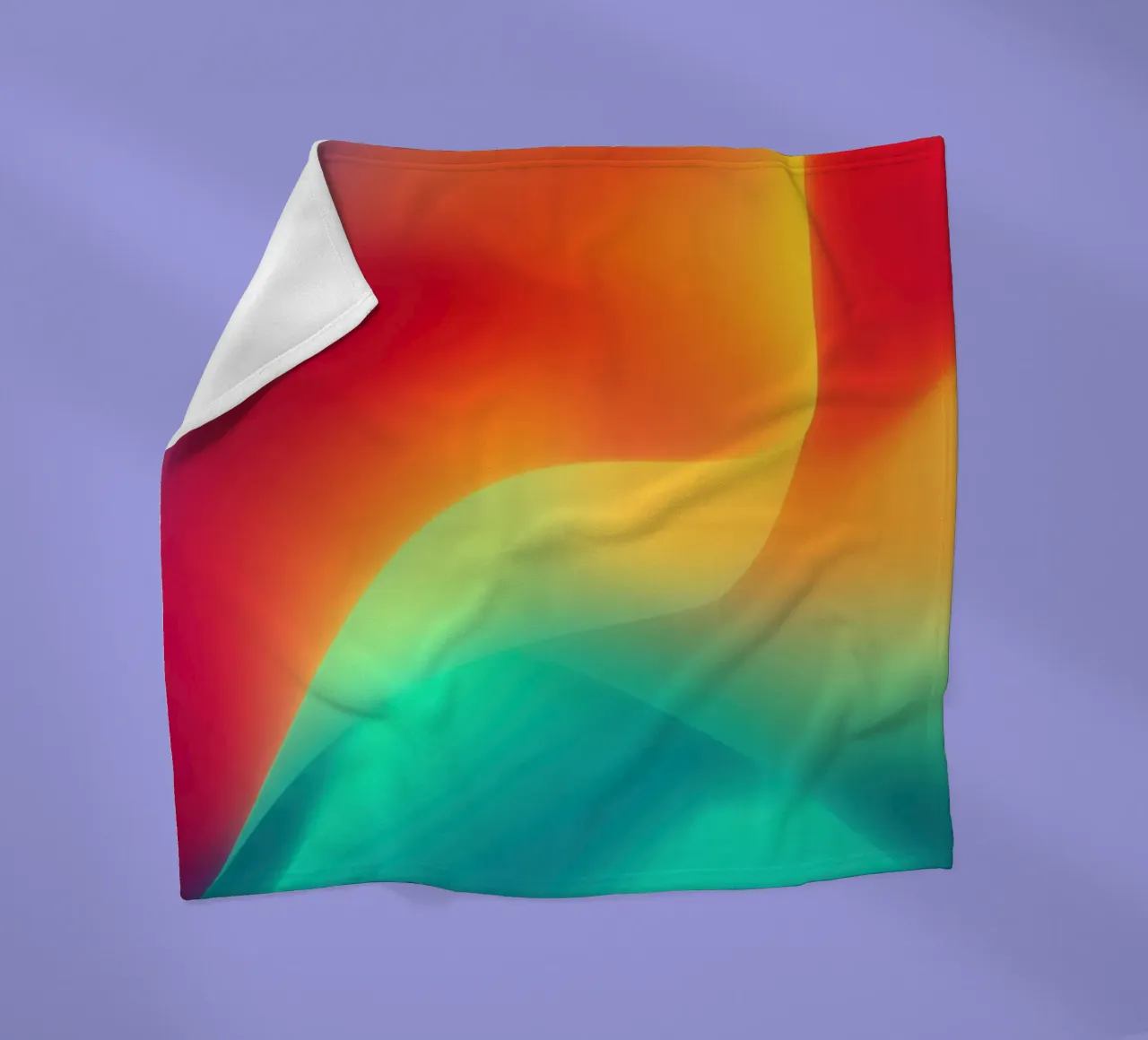 Luce liquida | Onde astratte di colore digitale coperta in pile da Autofocus