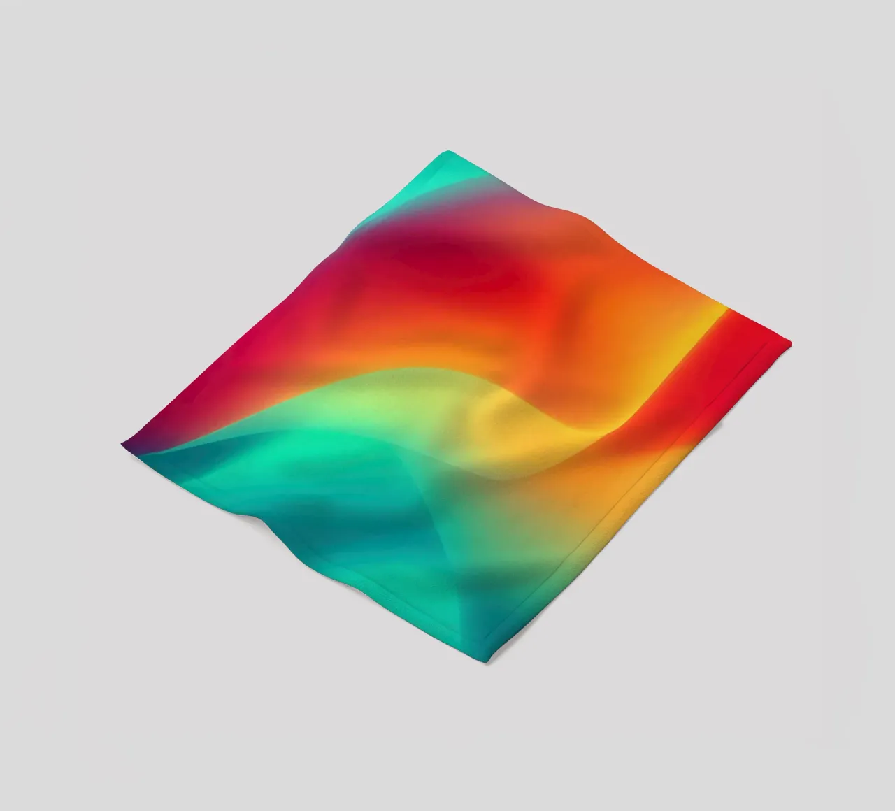 Luce liquida | Onde astratte di colore digitale coperta in pile da Autofocus