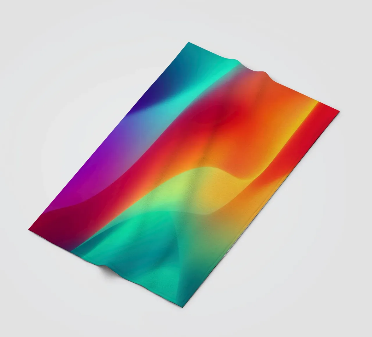 Luce liquida | Onde astratte di colore digitale coperta in pile da Autofocus