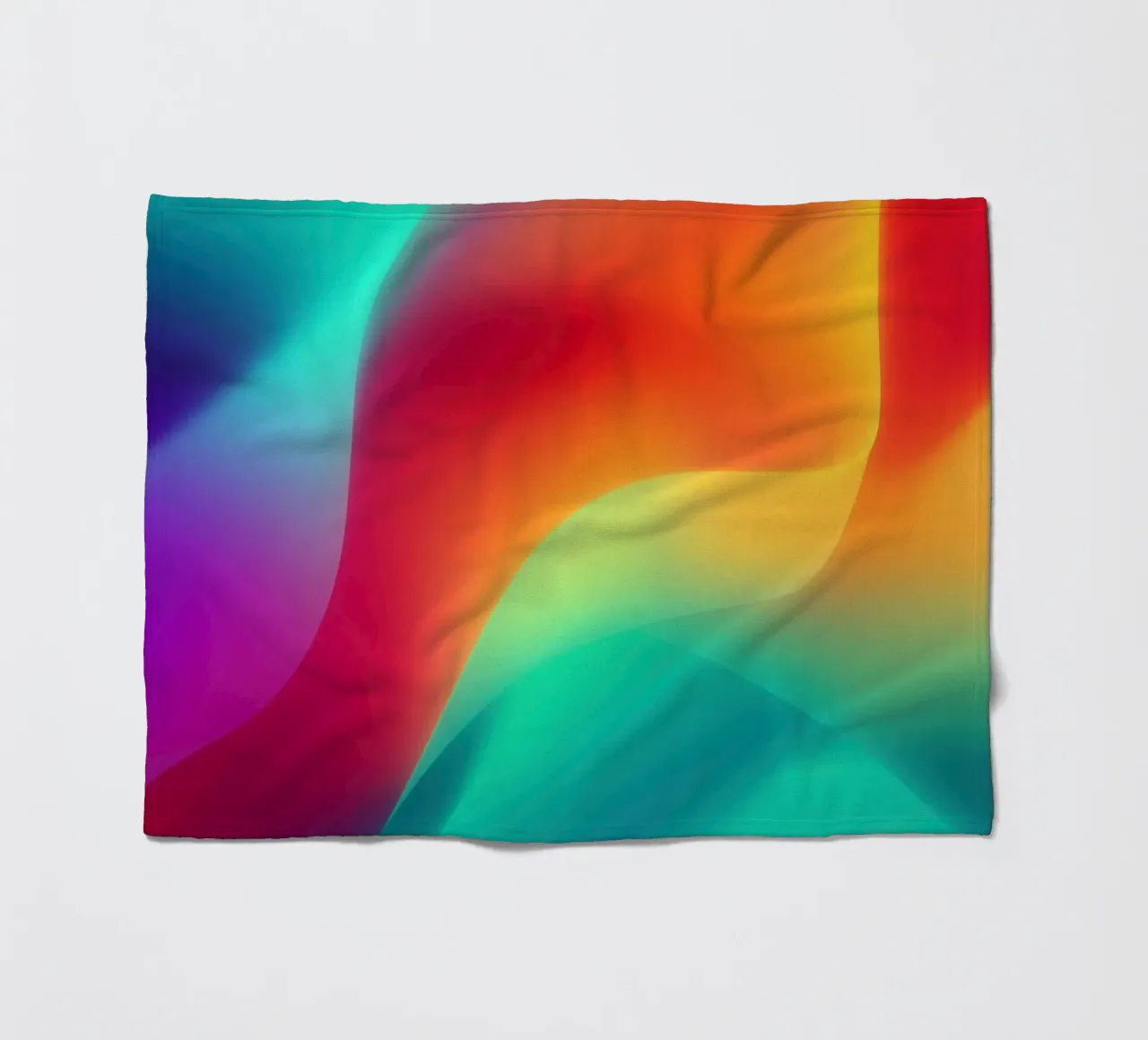Luce liquida | Onde astratte di colore digitale coperta in pile da Autofocus