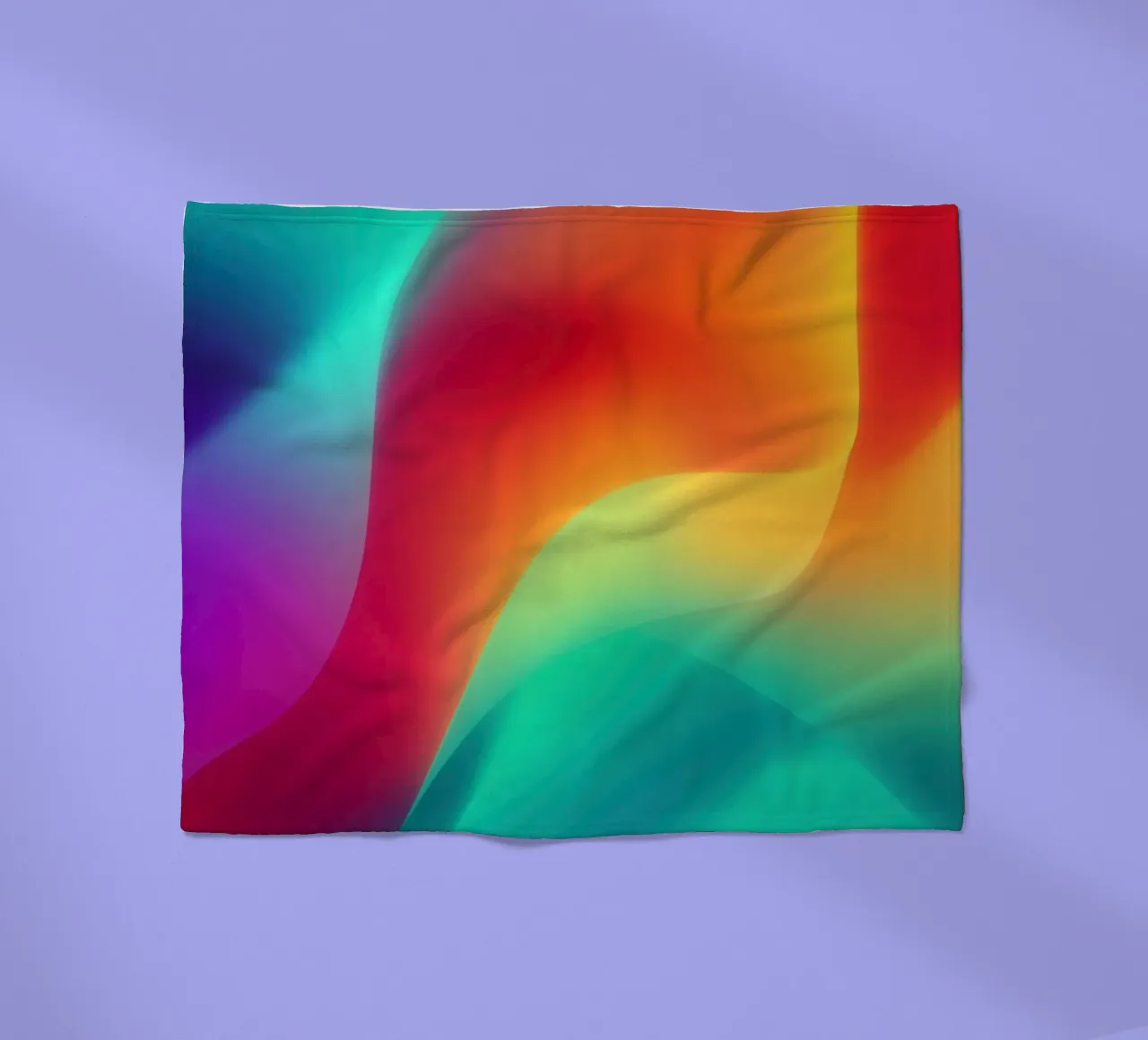 Luce liquida | Onde astratte di colore digitale coperta in pile da Autofocus