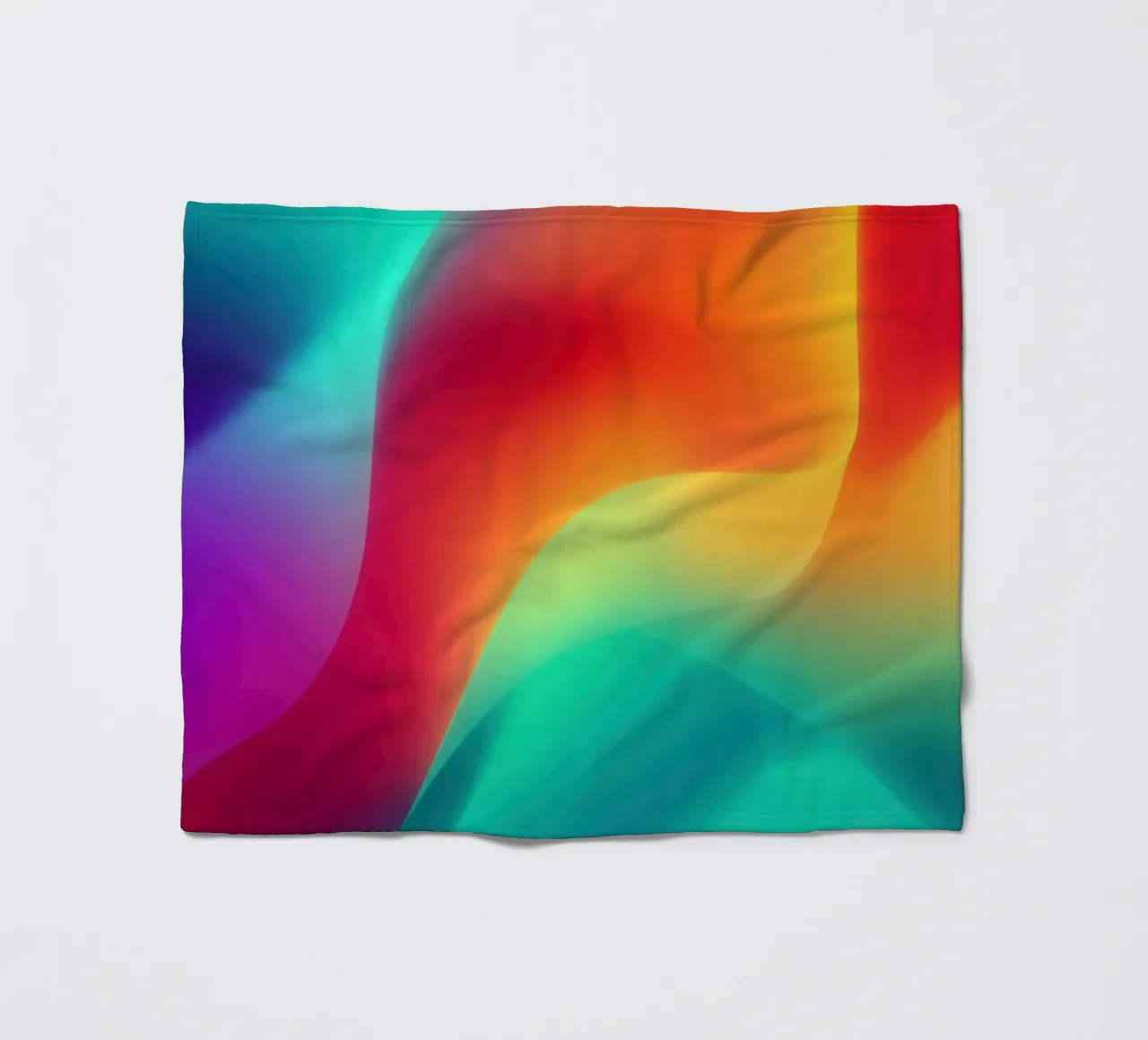 Luce liquida | Onde astratte di colore digitale coperta in pile da Autofocus