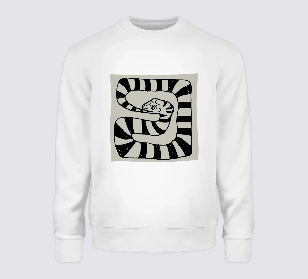 The Snake Eating Tail No1 felpa da TijanaArtStudio88