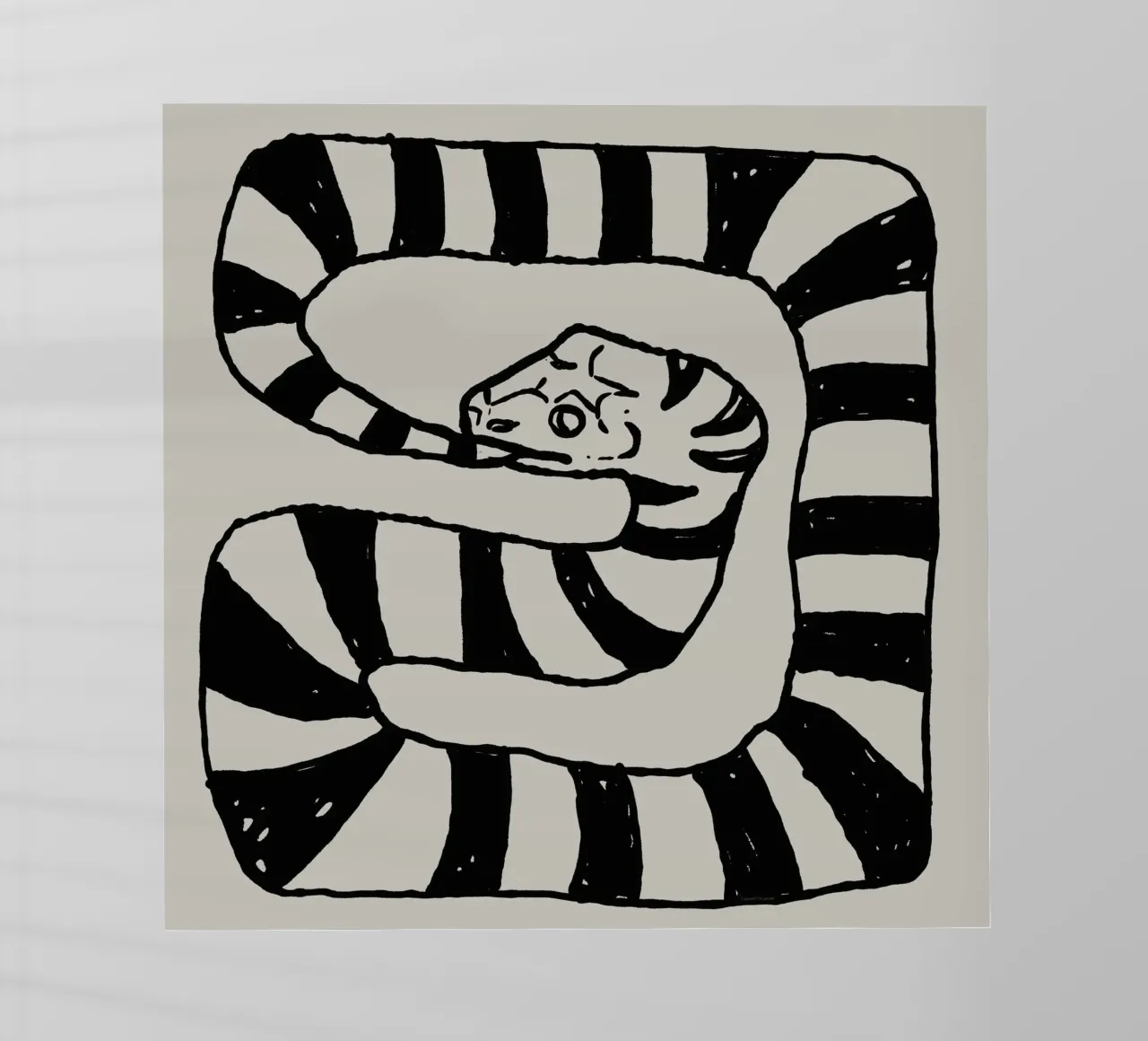 The Snake Eating Tail No1 pellicola backlit da TijanaArtStudio88