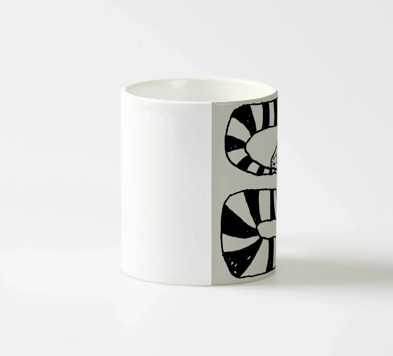 The Snake Eating Tail No1 tazza in ceramica da TijanaArtStudio88