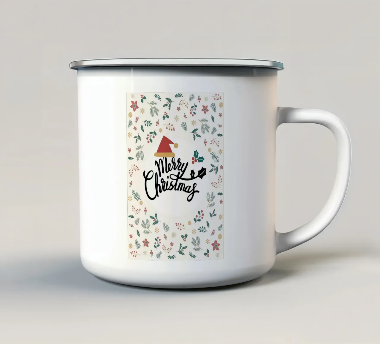 Natale tazza in smalto da kakaka
